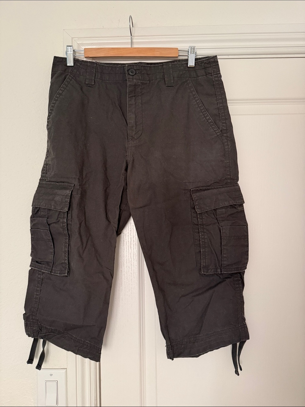 Men's Gray Cargo Shorts